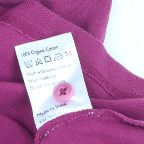 John Lewis Men's Pink Organic Cotton Polo Shirt XL