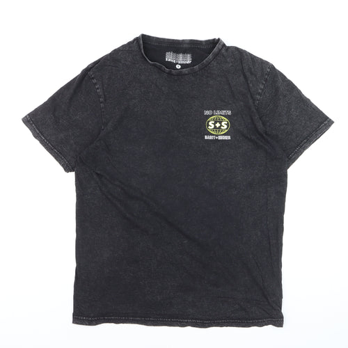 Saint + Sinner Men's Black S Graphic Print Crew Neck T-Shirt