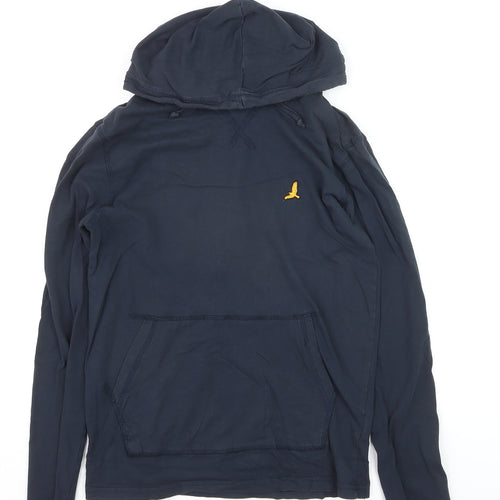 Brave Soul Men's Blue XS Hoodie Long Sleeve Cotton Top