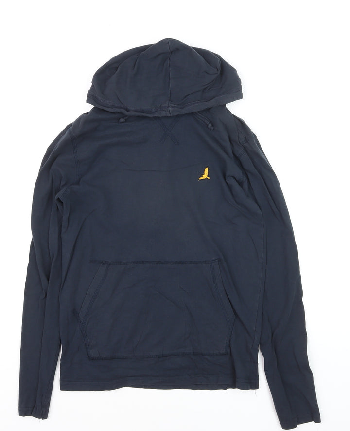Brave Soul Men's Blue XS Hoodie Long Sleeve Cotton Top