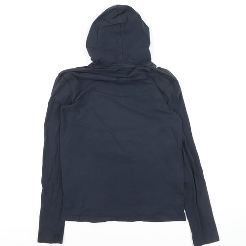 Brave Soul Men's Blue XS Hoodie Long Sleeve Cotton Top