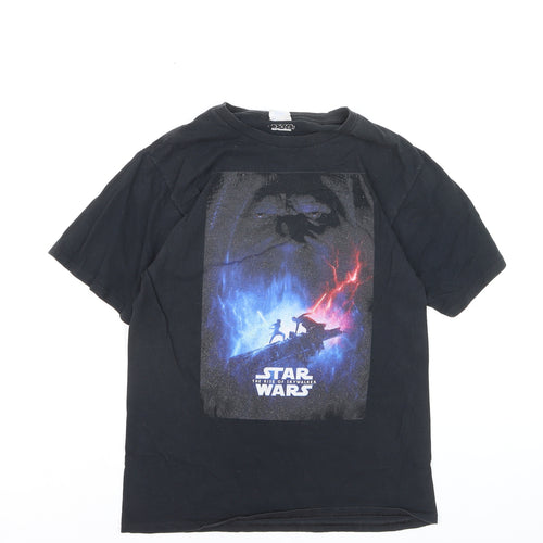Star Wars Boys Black Small Graphic T-Shirt The Rise of Skywalker