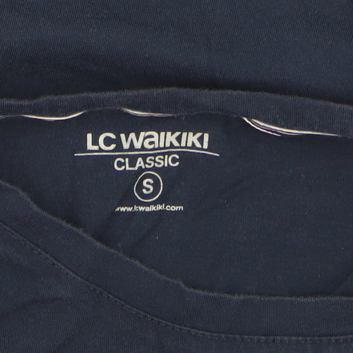 LC Waikiki Men's Blue Classic Sleeveless Casual Top Size S