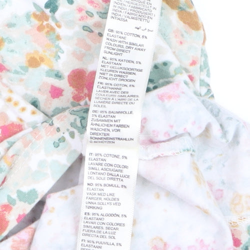 Fat Face Womens Multicoloured Floral Cotton Tunic Blouse Size 18