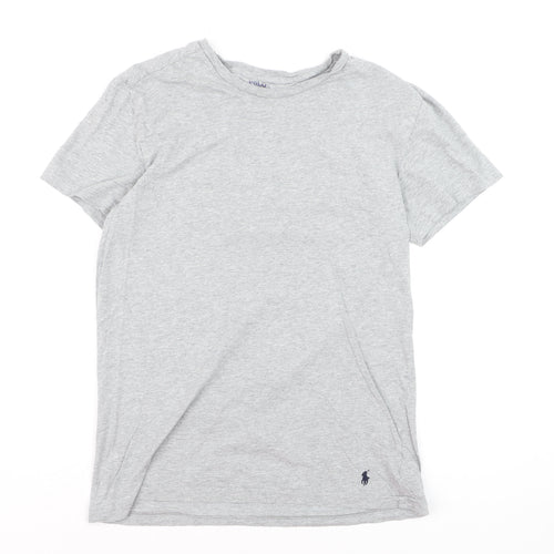 Polo Ralph Lauren Men's Grey Crew Neck Cotton T-Shirt M