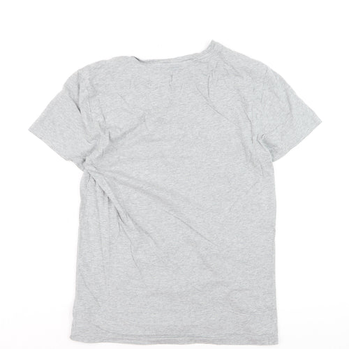 Polo Ralph Lauren Men's Grey Crew Neck Cotton T-Shirt M