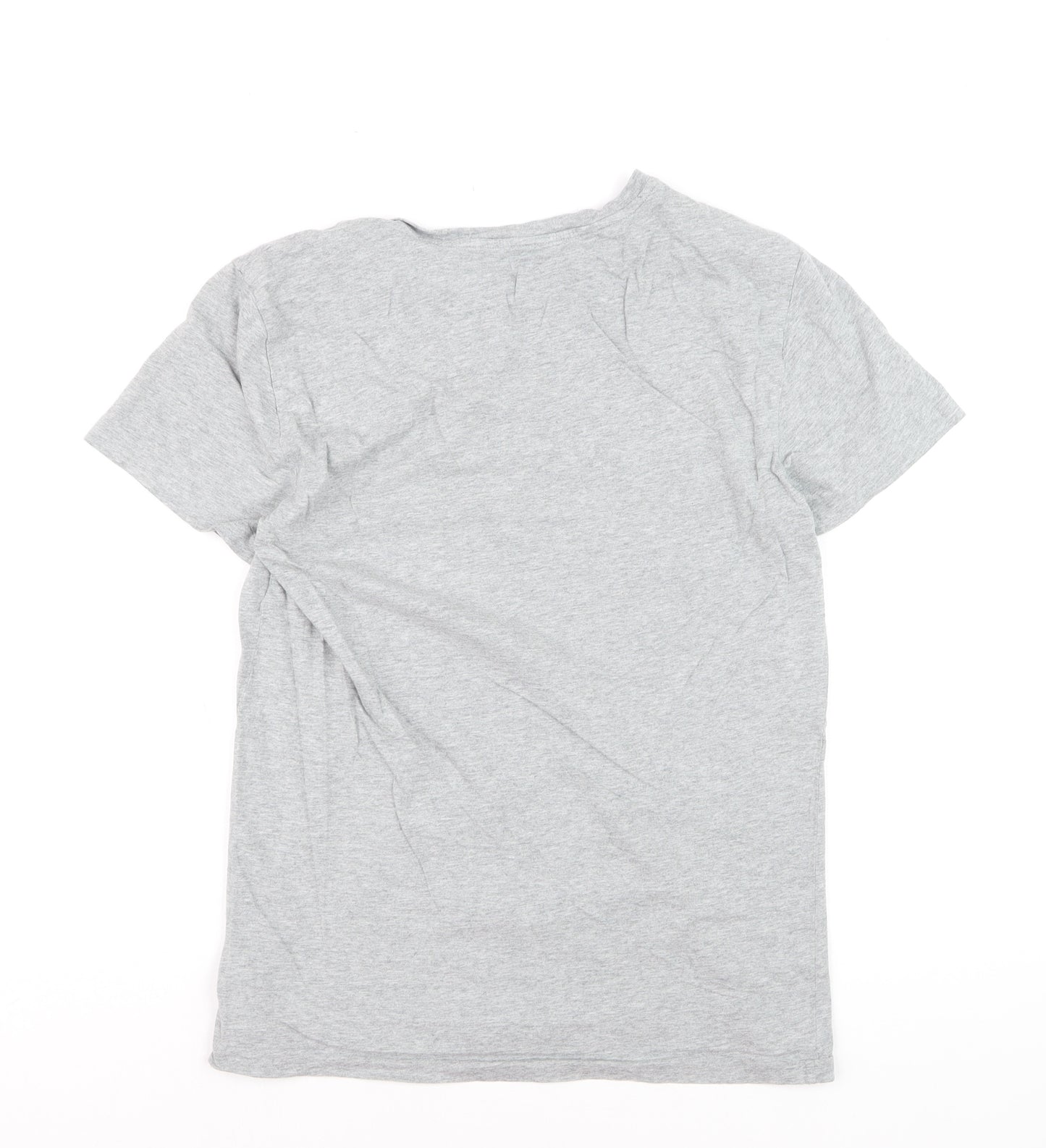 Polo Ralph Lauren Men's Grey Crew Neck Cotton T-Shirt M