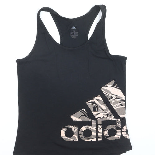 Adidas Womens Black Climalite Racerback Tank Top Size S