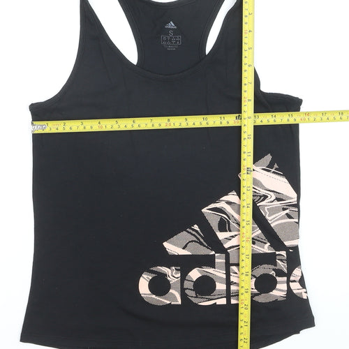 Adidas Womens Black Climalite Racerback Tank Top Size S
