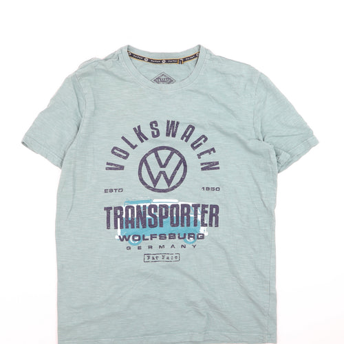 FatFace Men's Green Volkswagen Graphic T-Shirt Size M