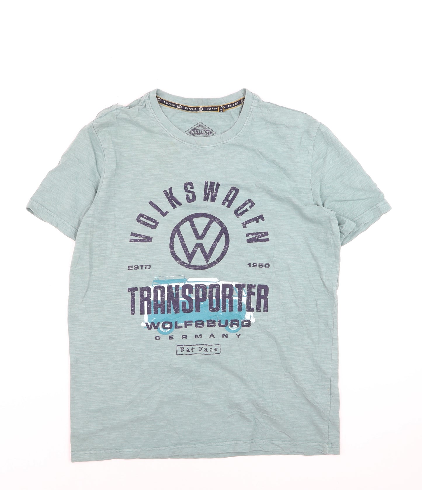 FatFace Men's Green Volkswagen Graphic T-Shirt Size M