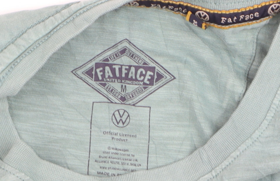 FatFace Men's Green Volkswagen Graphic T-Shirt Size M