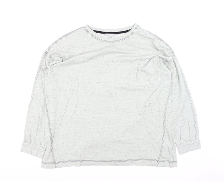 Next Women Grey Long Sleeve Basic Jersey T-Shirt Size 20