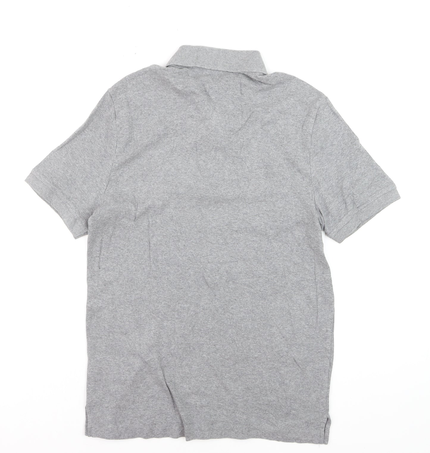 DKNY Boys Grey Polo Shirt Small Short Sleeve Cotton Casual Top