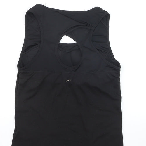 LA Gear Womens Black Size 10 Racerback Tank Top Activewear