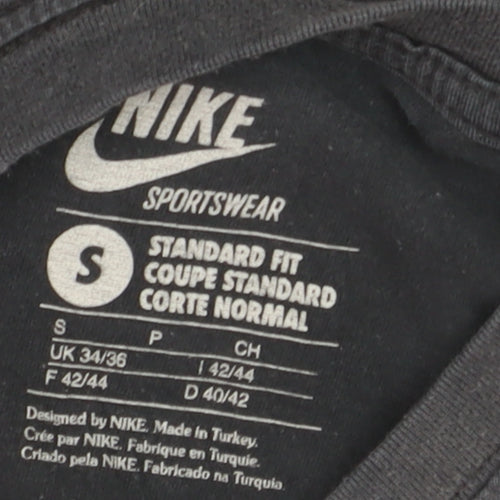 Nike Womens Black Graphic T-Shirt Small Short Sleeve Sportswear