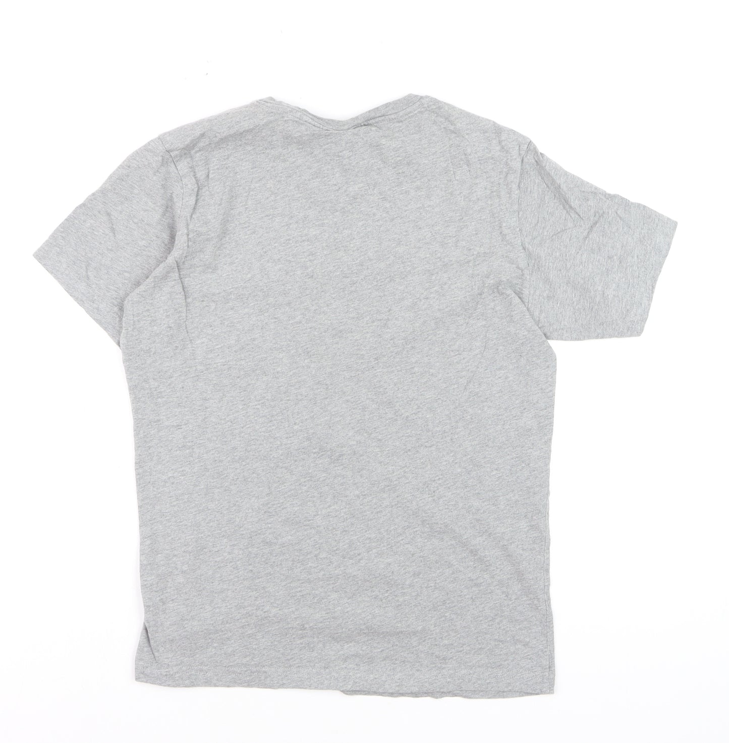 Champion Boys Grey XL 13-14 Years Short Sleeve Cotton Graphic T-Shirt