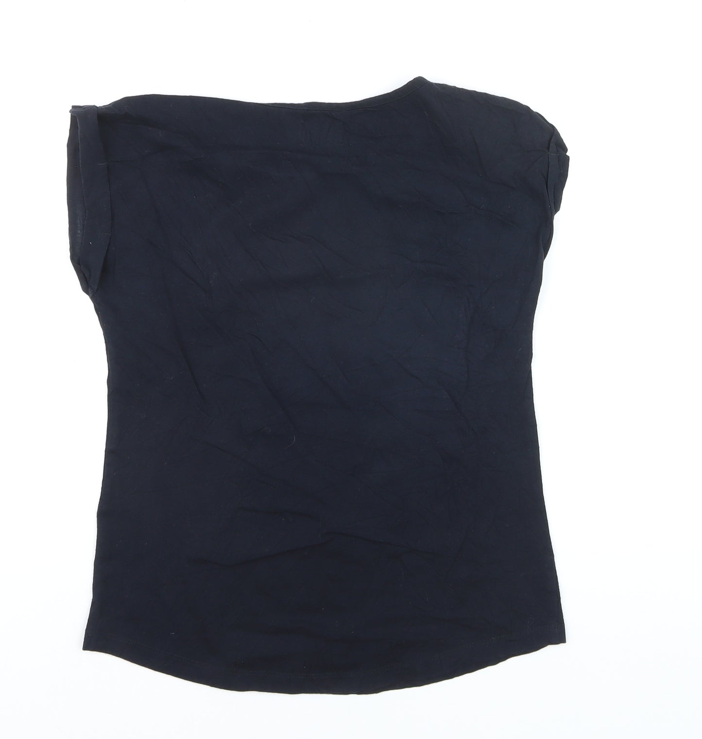 Saltrock Womens Black Cotton Graphic T-Shirt Size 8