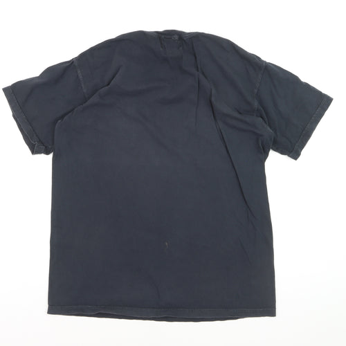 MKI Miyuki Zoku Men's Black Cotton Crew Neck T-Shirt Size L