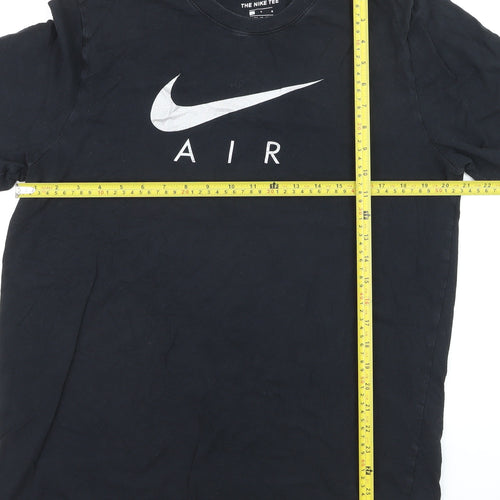 Nike Men's Black Air Logo Crew Neck Short Sleeve T-Shirt Size L
