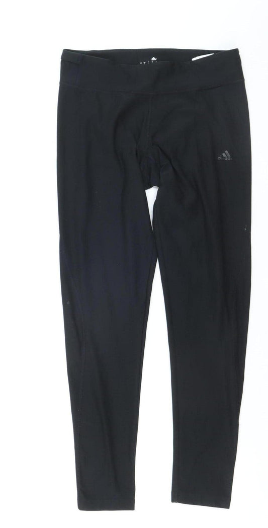 Adidas Women's Black Climalite Leggings M Slim Fit Activewear Trousers
