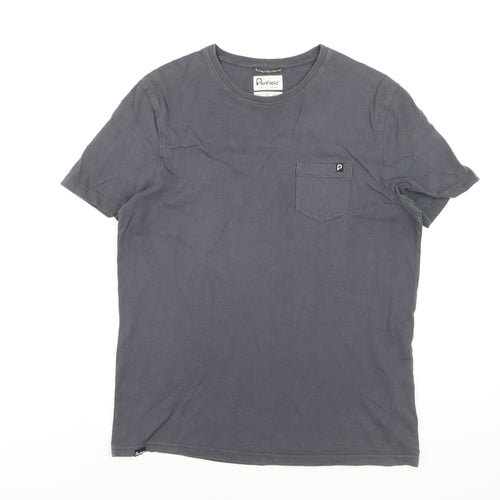 Penfield Men's Grey Cotton Crew Neck Short Sleeve T-Shirt Size M