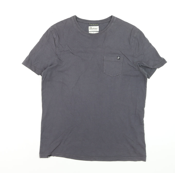 Penfield Men's Grey Cotton Crew Neck Short Sleeve T-Shirt Size M