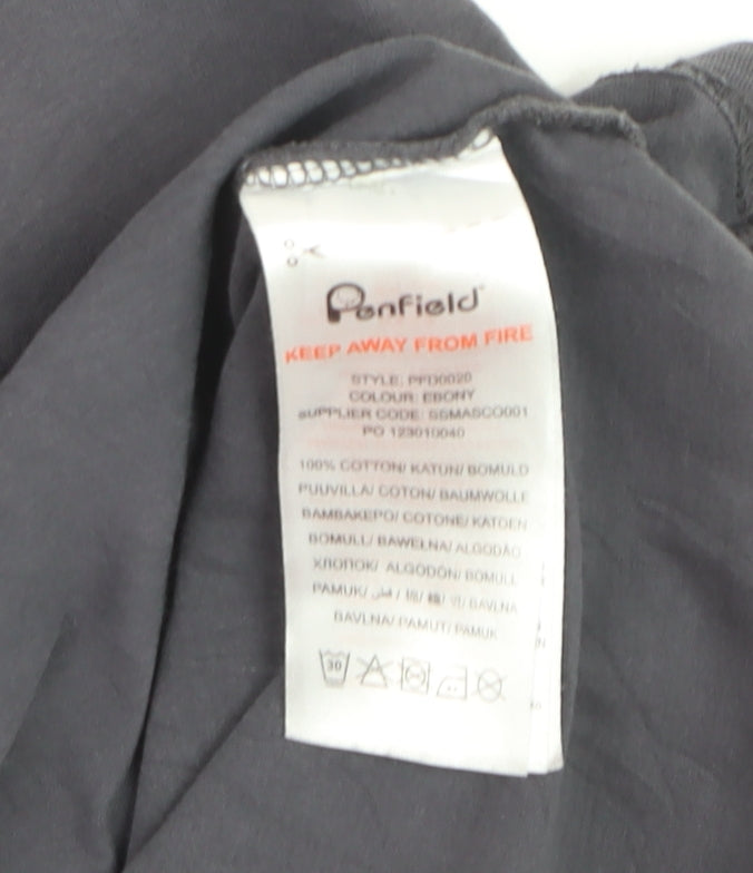 Penfield Men's Grey Cotton Crew Neck Short Sleeve T-Shirt Size M