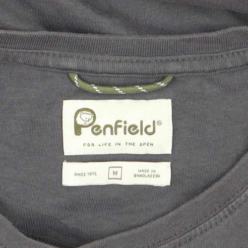 Penfield Men's Grey Cotton Crew Neck Short Sleeve T-Shirt Size M