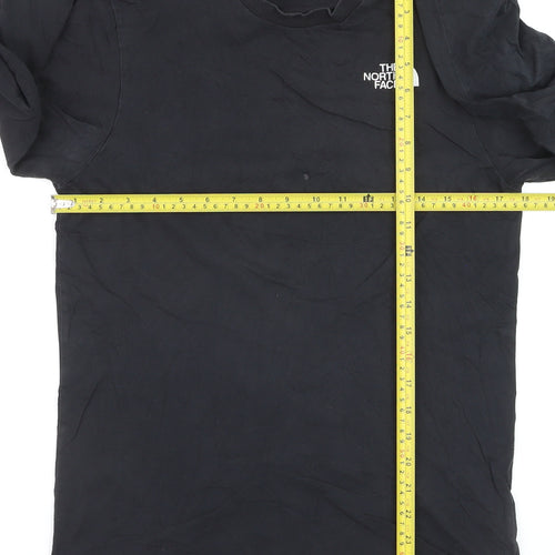 The North Face Men's Black Long Sleeve Cotton Crew Neck T-Shirt S