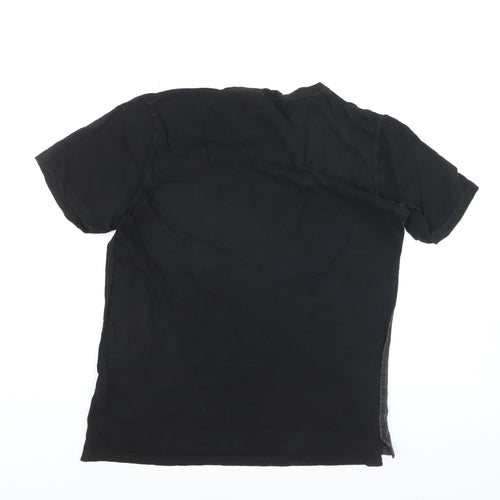 ONLY & SONS Men's Black Colourblock Slim Fit T-Shirt L