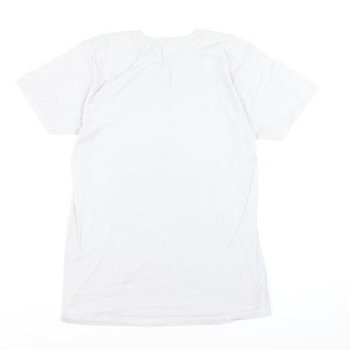 Hard Rock Cafe White Orlando Graphic Print Mens Medium T-Shirt