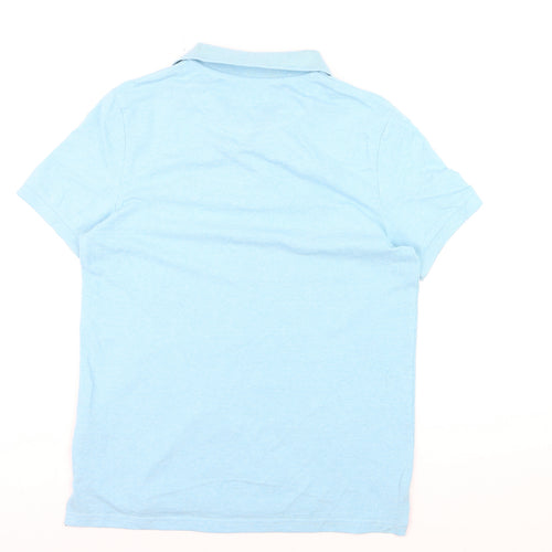 U.S. Polo Assn. Men's Blue Regular Fit Cotton Blend Polo Shirt Size S