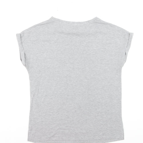 Sonder Studio Women's Grey Beaded Star T-Shirt Size S