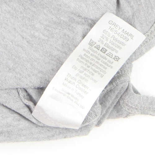 Sonder Studio Women's Grey Beaded Star T-Shirt Size S