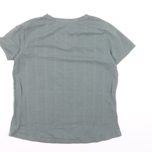 Mountain Warehouse Womens Green V-Neck Wanderlust Cotton T-Shirt M