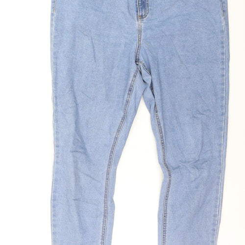 F&F Women Blue Skinny Stretch Denim Jeans Size 16