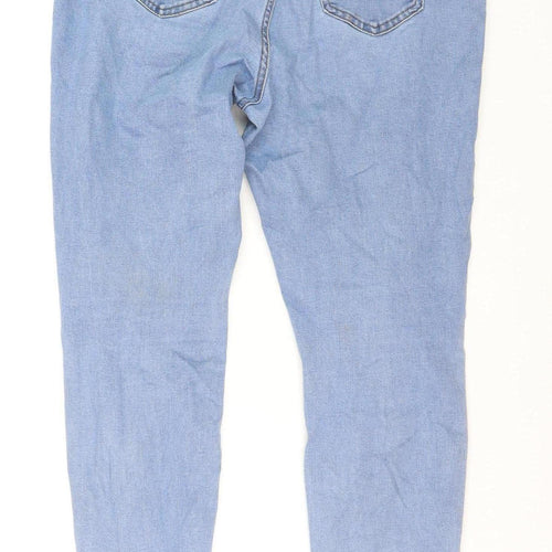 F&F Women Blue Skinny Stretch Denim Jeans Size 16