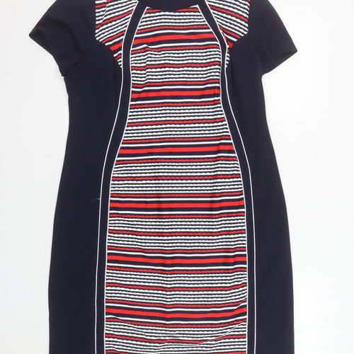 Christopher Wren Women’s Multicoloured Sheath Dress Size 14