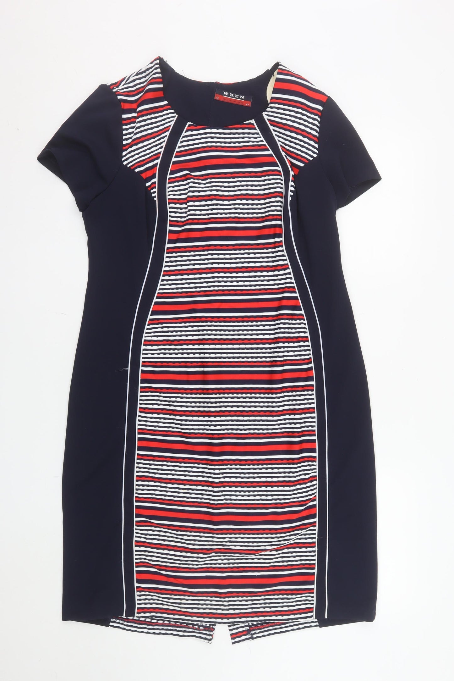 Christopher Wren Women’s Multicoloured Sheath Dress Size 14