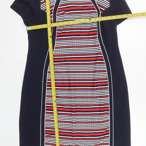 Christopher Wren Women’s Multicoloured Sheath Dress Size 14