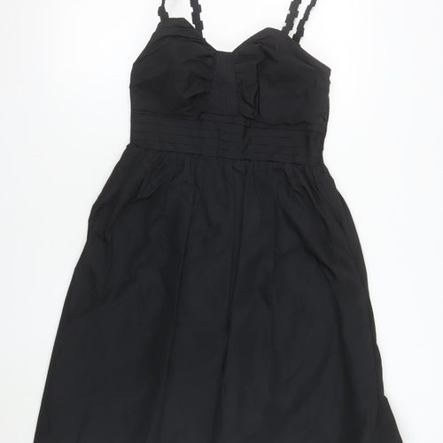 Jesiré Women's Black Size 10 Fit & Flare Sleeveless Cocktail Dress