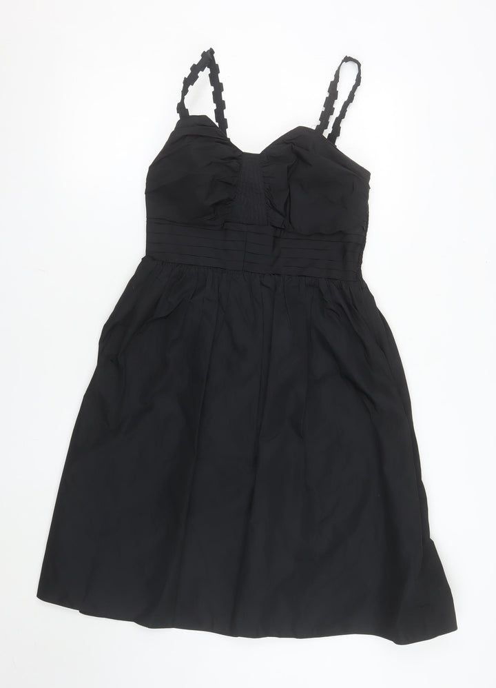 Jesiré Women's Black Size 10 Fit & Flare Sleeveless Cocktail Dress