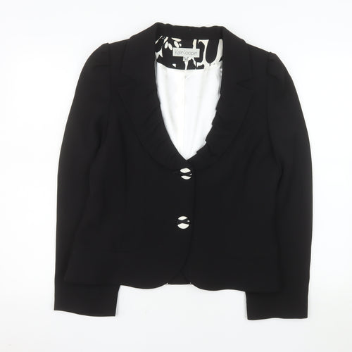 Kate Cooper Women's Black Size 14 Tailored Blazer Jacket