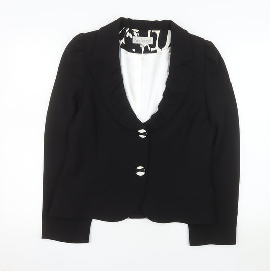 Kate Cooper Women's Black Size 14 Tailored Blazer Jacket