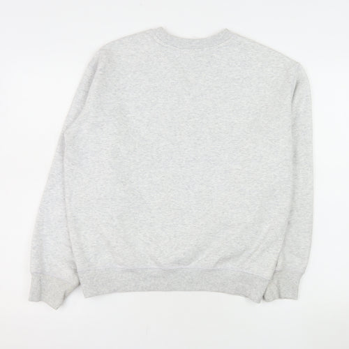 H&M Womens Grey NYC Athletics Club Sweatshirt XS Cotton Blend