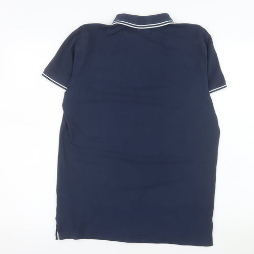 Jack & Jones Men's Blue Core Polo Shirt Size M Regular Fit