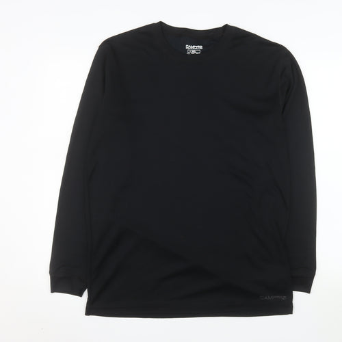 Campri Men's Black XL Long Sleeve Sports Base Layer Top