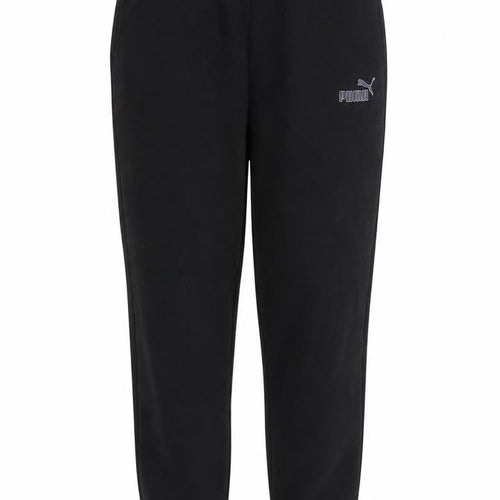 Puma Womens Black Cotton Jogger Trousers Size 12 Activewear