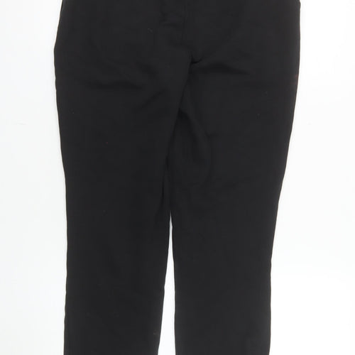 Puma Womens Black Cotton Jogger Trousers Size 12 Activewear